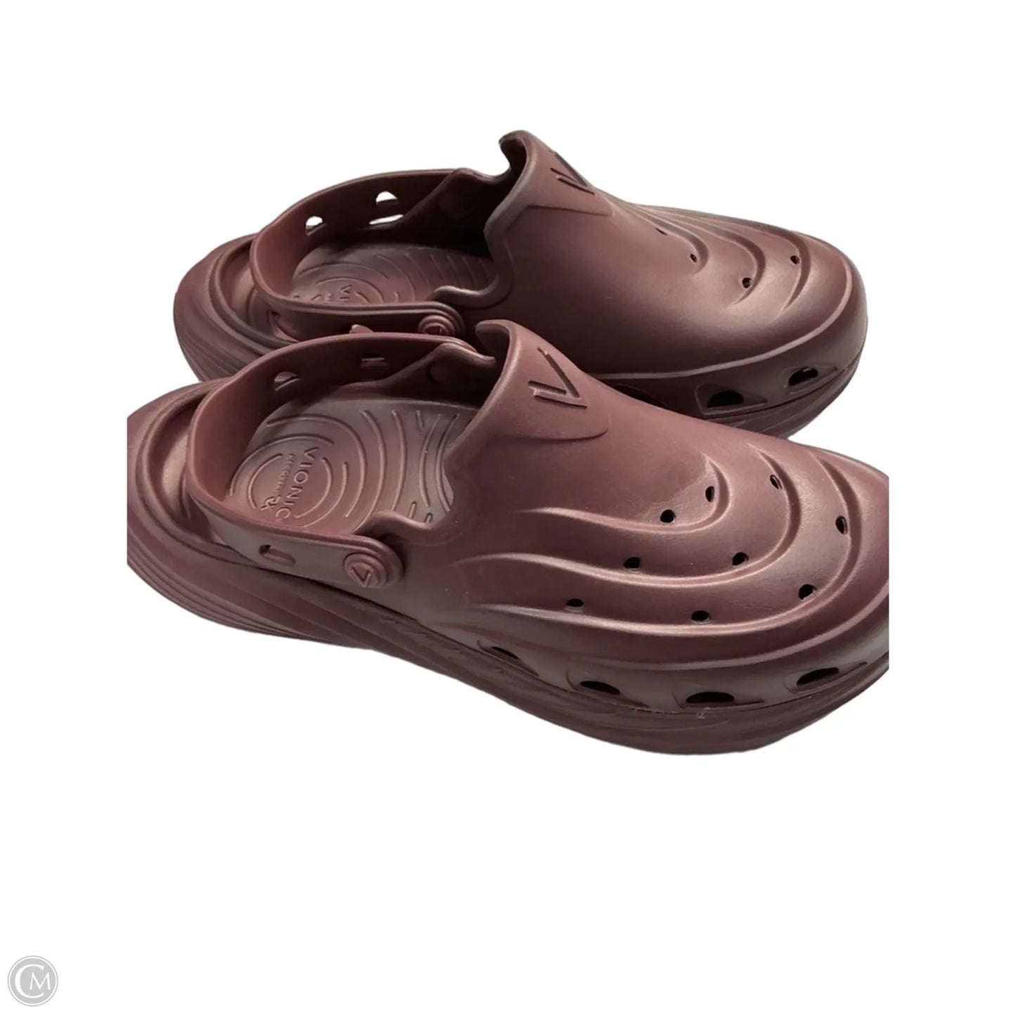 Shoes Flats By Vionic In Maroon, Size: 9