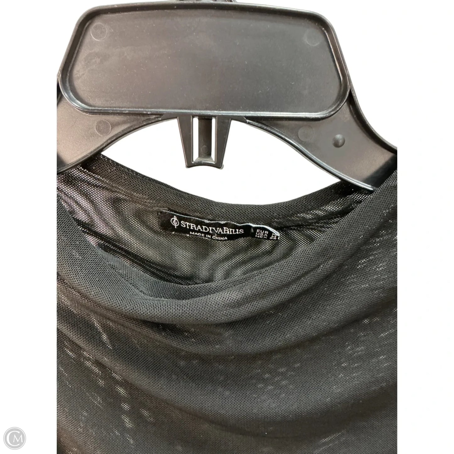 Top Sleeveless By Stradivarius In Black, Size: M