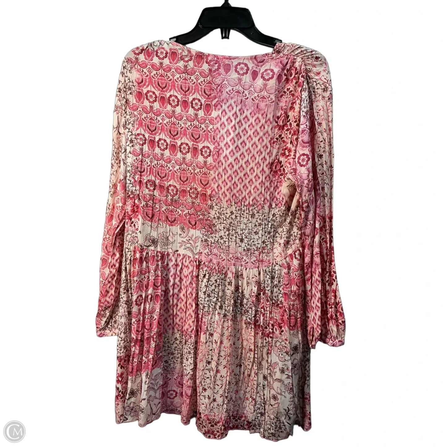 Dress Casual Midi By Zara In Pink, Size: Xl