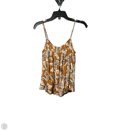 Top Sleeveless By Evereve In Orange, Size: M