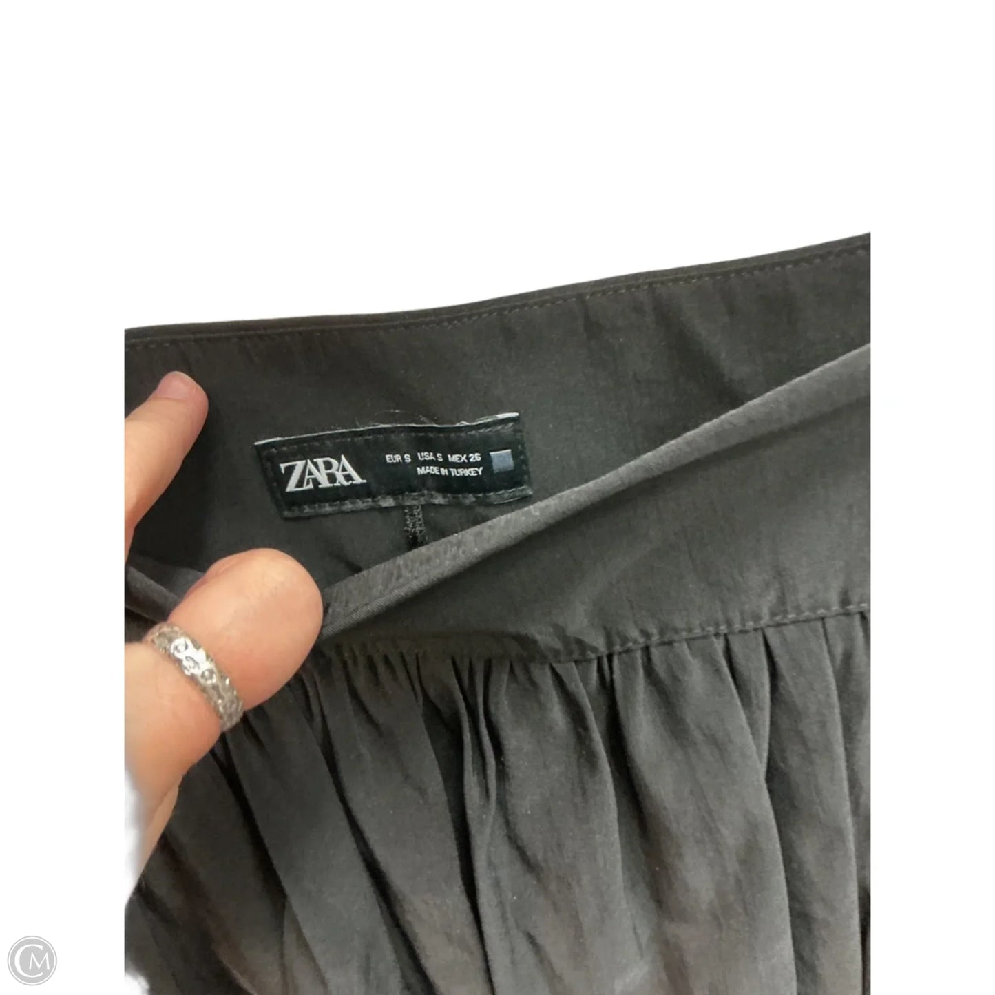 Skirt Midi By Zara In Black, Size: 4