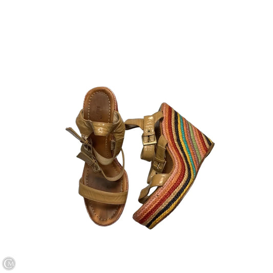 Sandals Designer By Kate Spade In Multi-colored, Size: 8.5