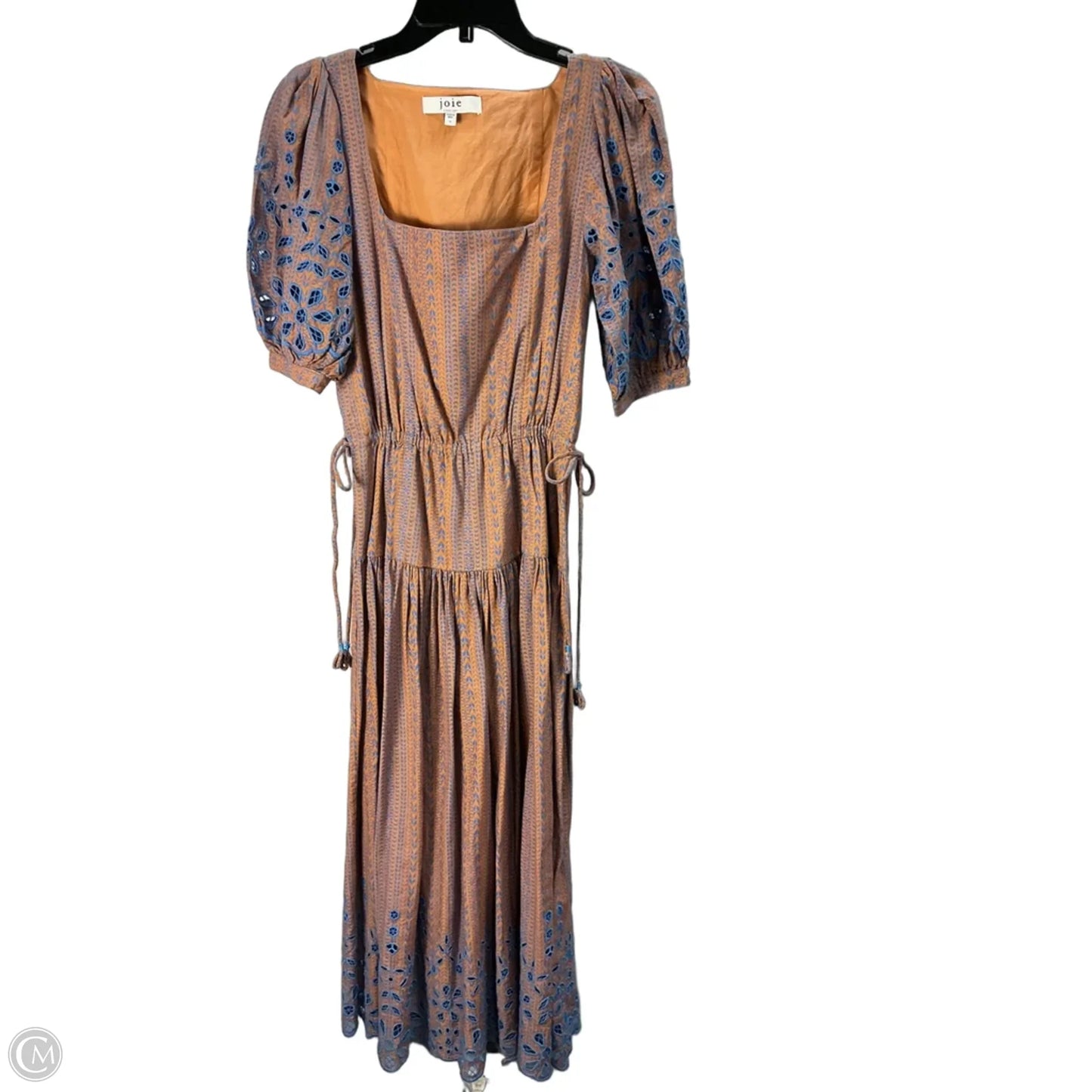 Dress Casual Maxi By Joie In Blue & Orange, Size: S