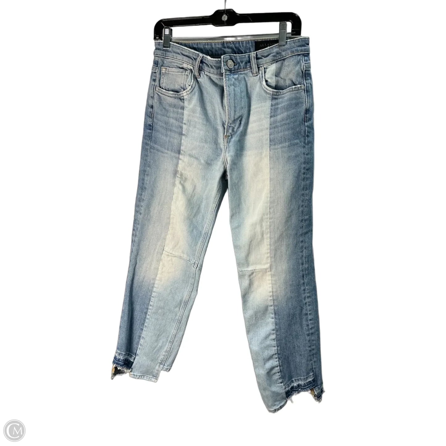 Jeans Designer By All Saints In Blue Denim, Size: 6