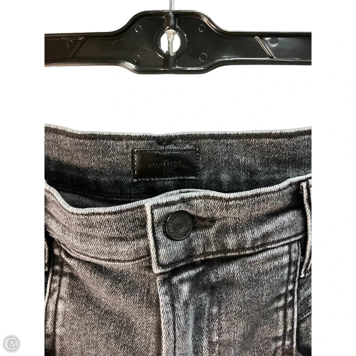 Jeans Skinny By Mother In Black, Size: 6