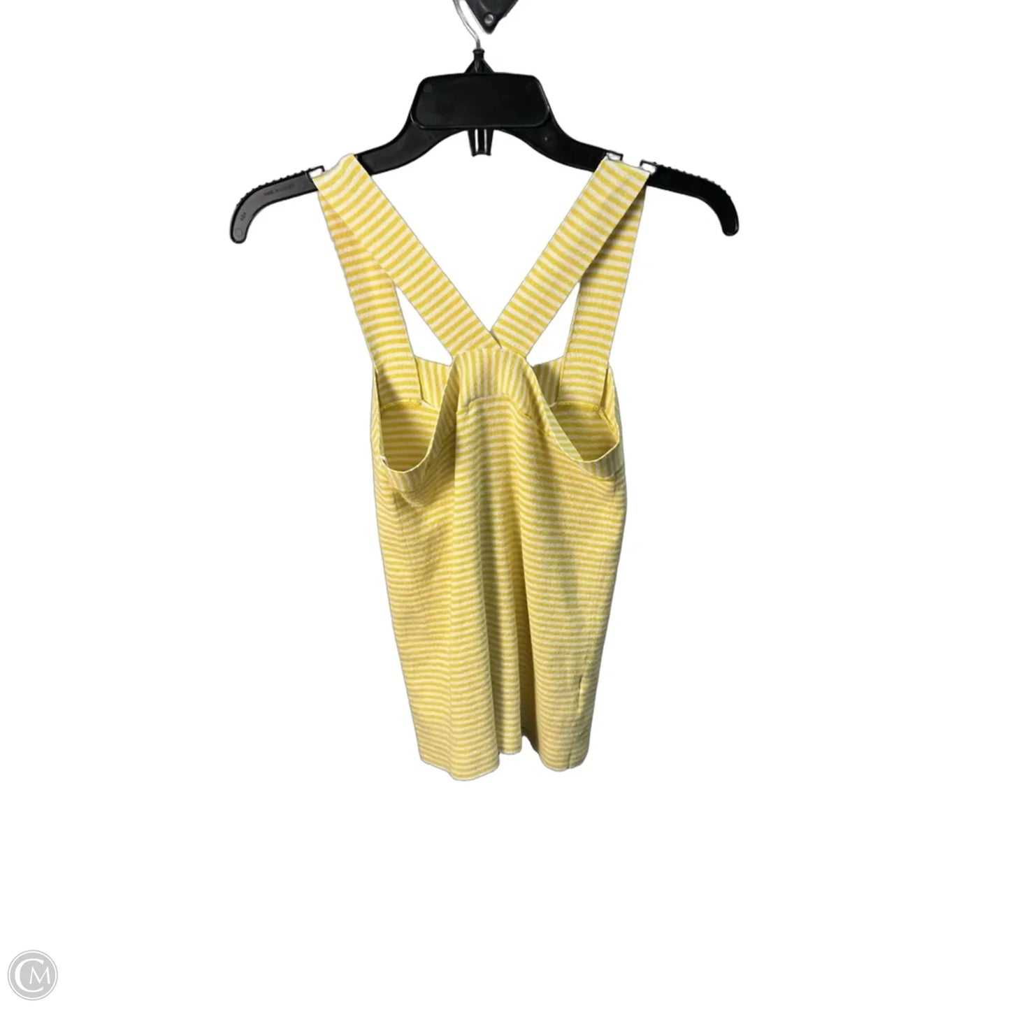 Top Sleeveless By Loft In Yellow, Size: Xs