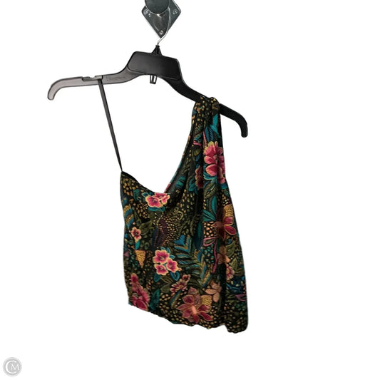 Top Sleeveless By Evereve In Floral Print, Size: Xs