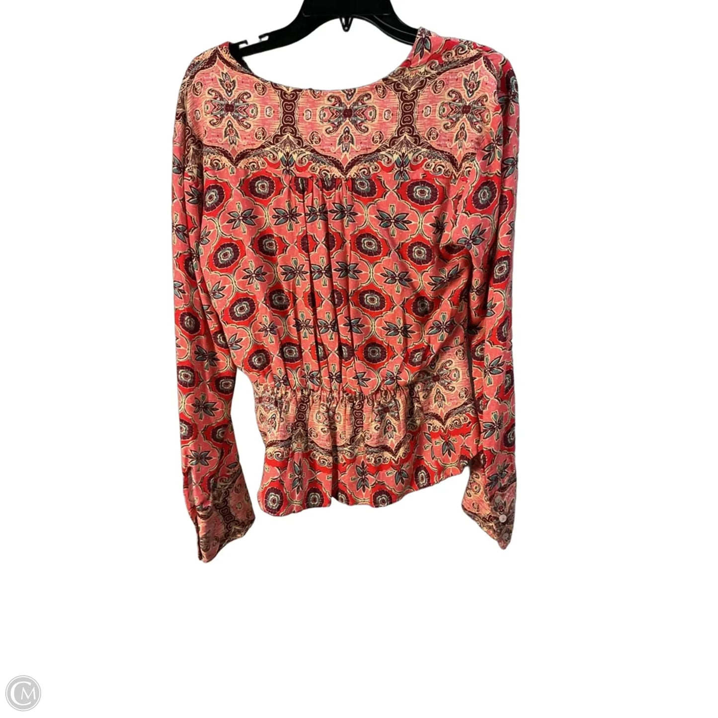 Top Long Sleeve By Free People In Red, Size: S