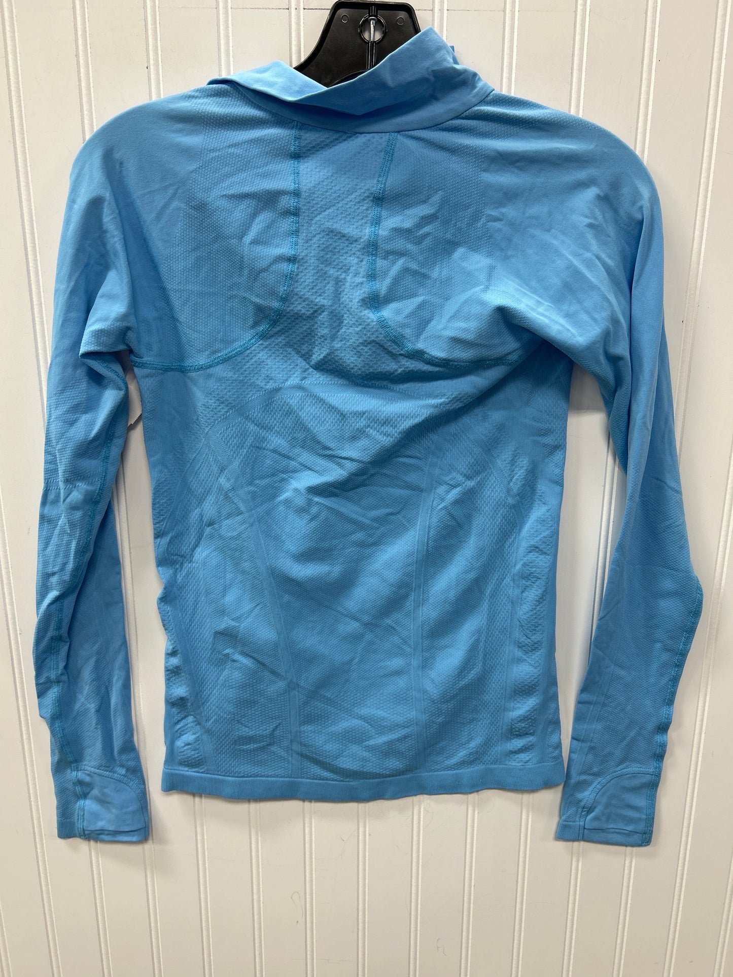 Athletic Top Ls Collar By Athleta In Blue, Size:S