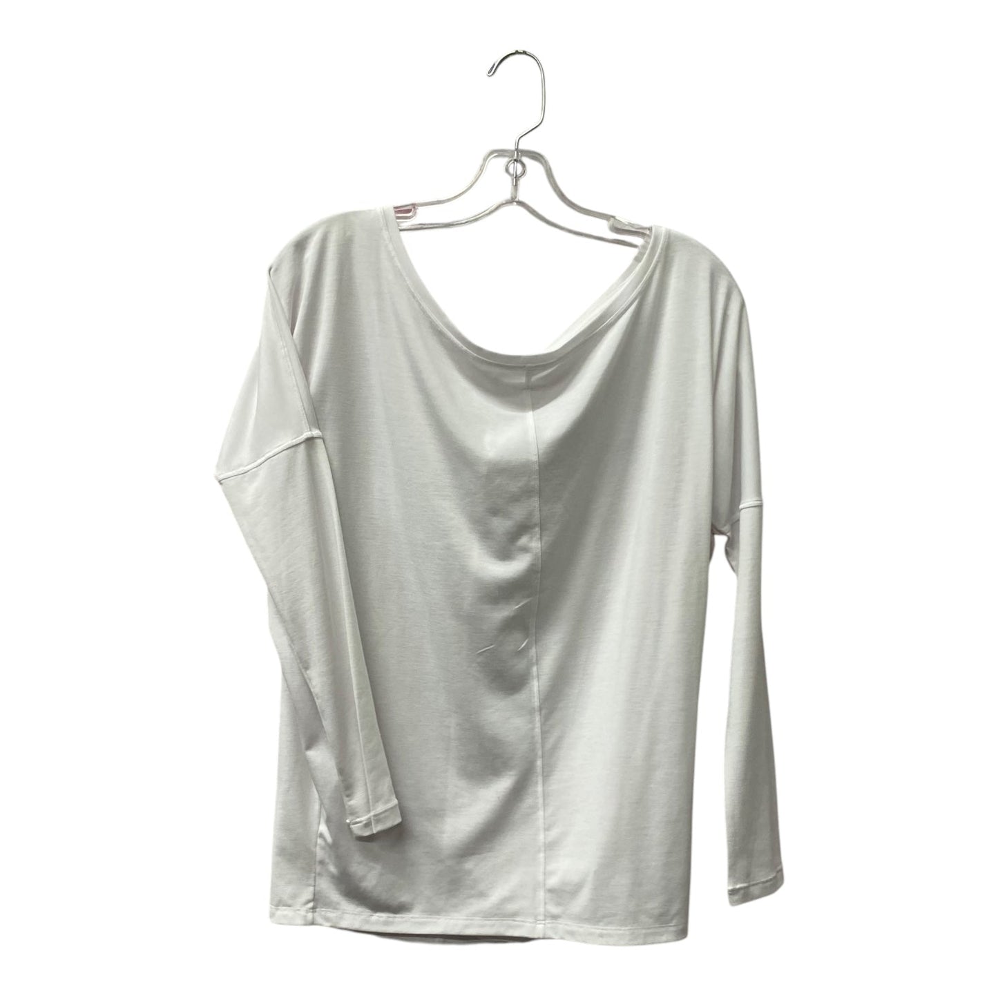Athletic Top Ls Collar By Athleta In White, Size:Xs