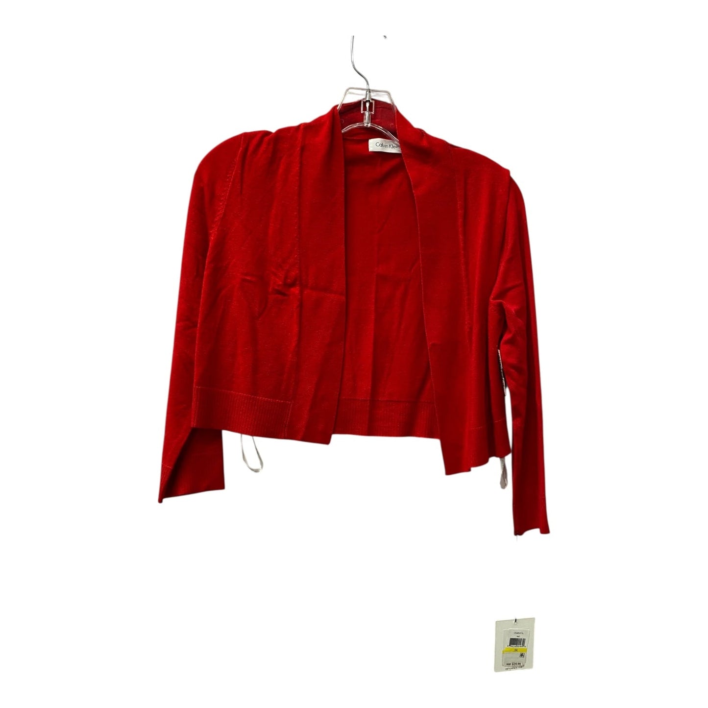 Cardigan By Calvin Klein In Red, Size:M