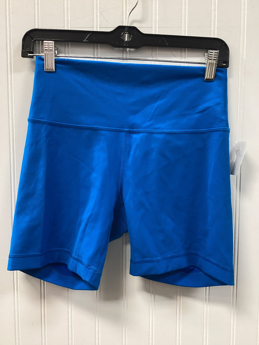 Athletic Shorts By Lululemon In Blue, Size:8