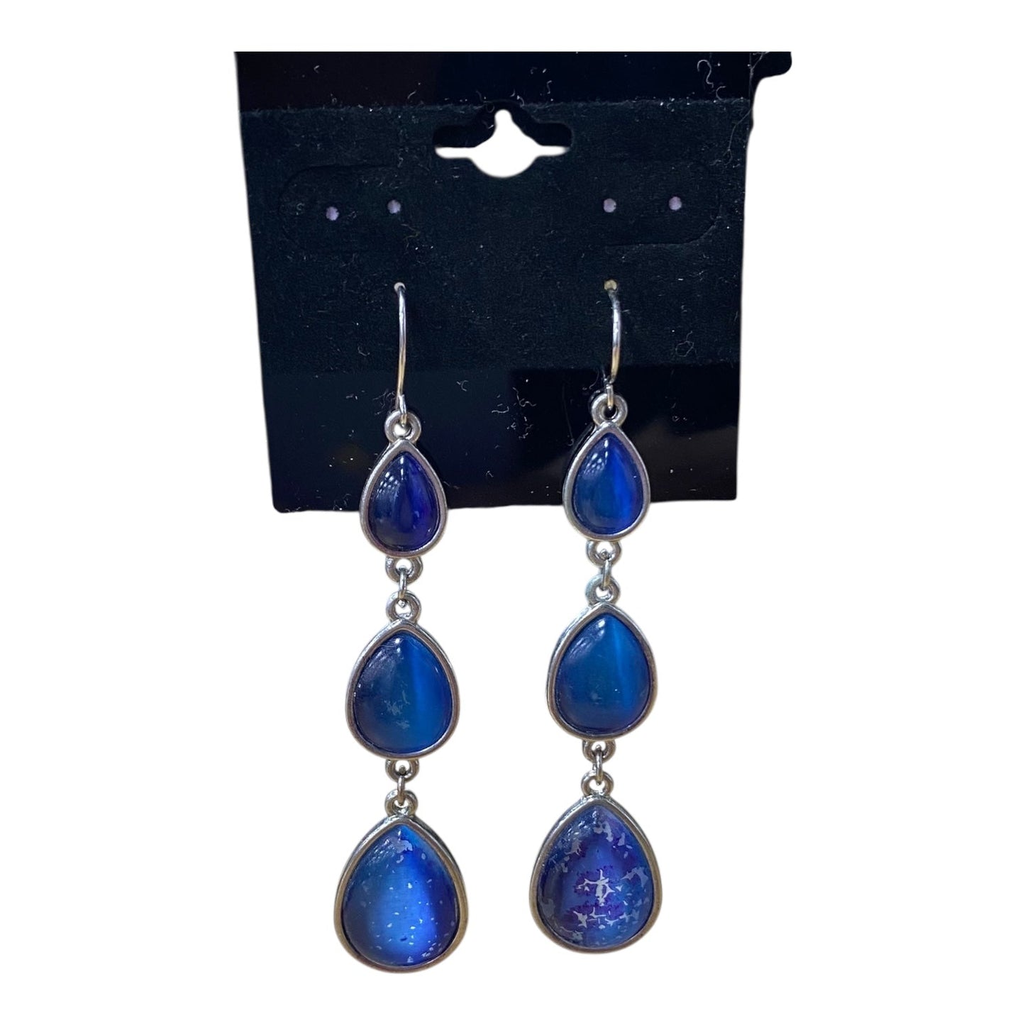 Earrings Dangle/Drop In Blue