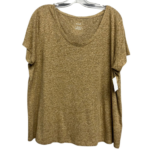 Top Ss By Pure Jill In Brown, Size:L