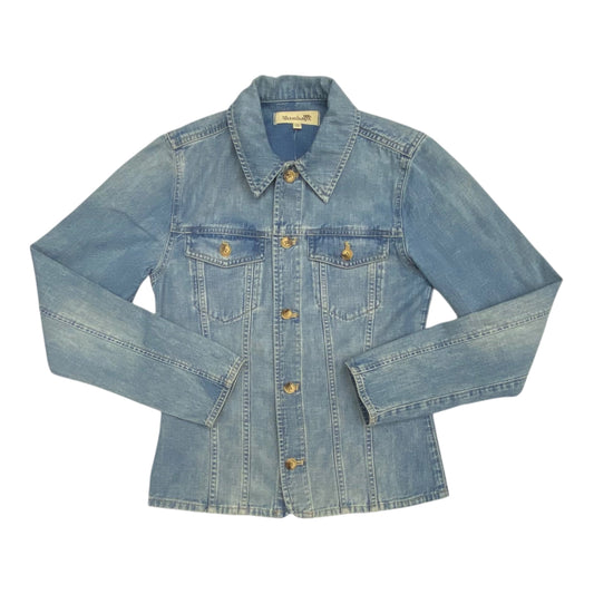 Jacket Denim By Madewell In Blue Denim, Size:Xs