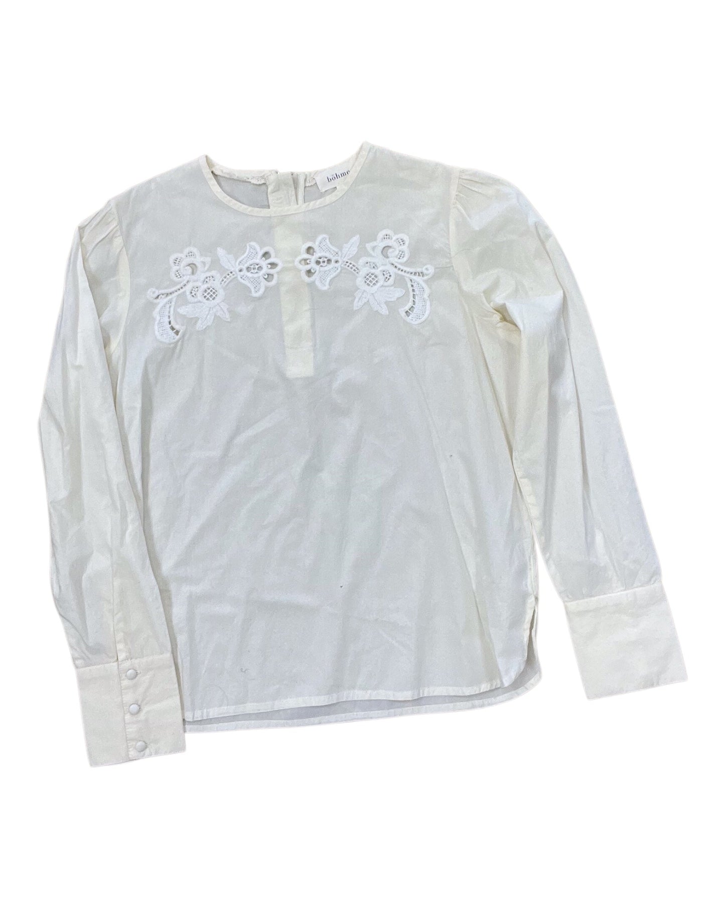 Top Ls By Bohme In Cream, Size:M