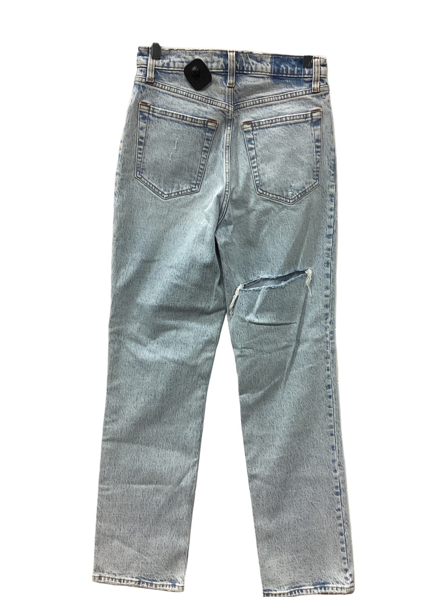 Jeans Straight By Abercrombie And Fitch In Blue Denim, Size:2