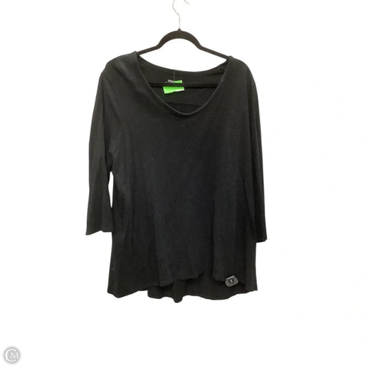 Top Long Sleeve By Chicos In Black, Size: 4