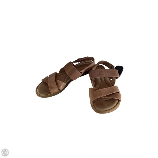 Sandals Flats By Born In Brown, Size: 8