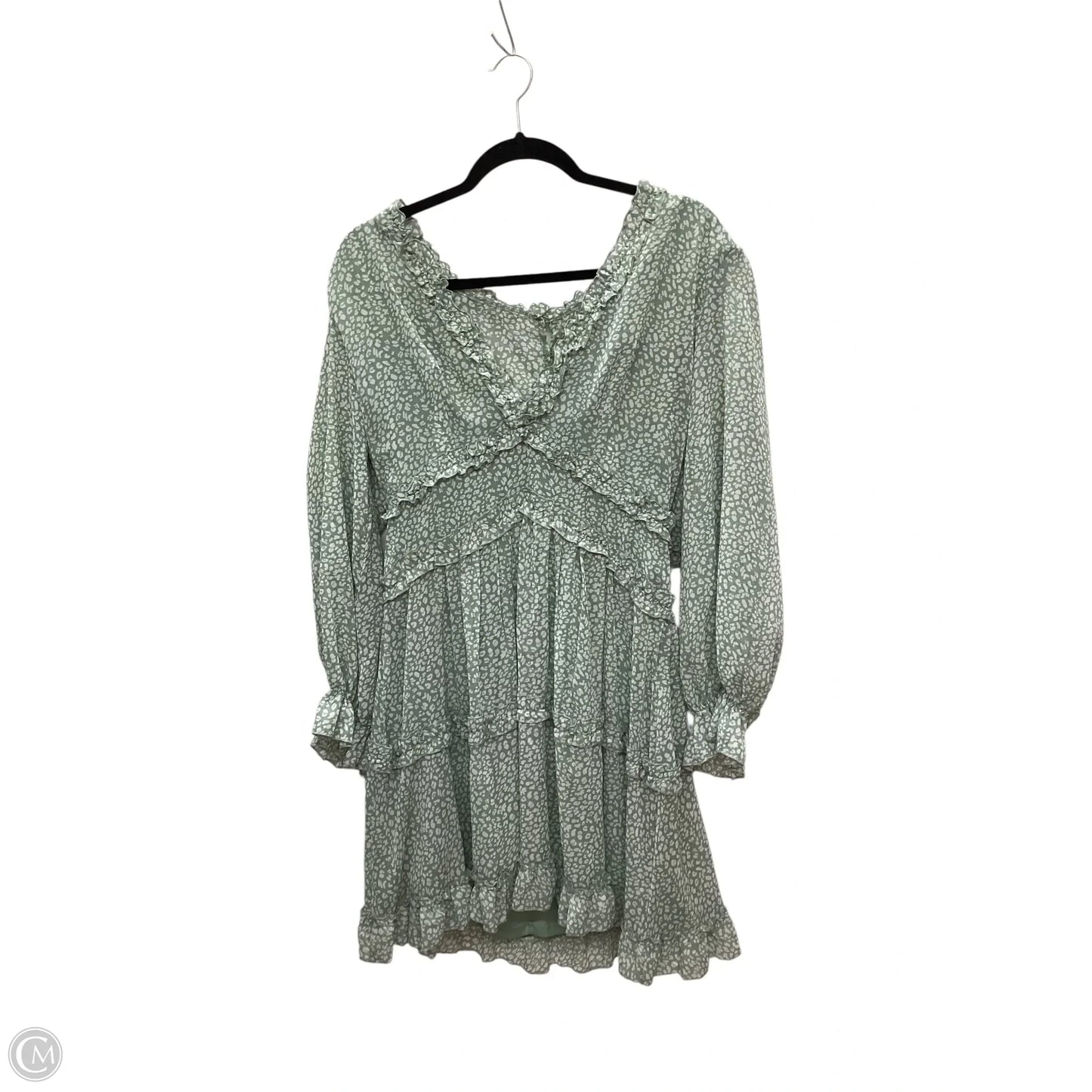 Dress Casual Short By Shein In Green, Size: L