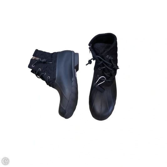 Boots Rain By Sperry In Black, Size: 8.5
