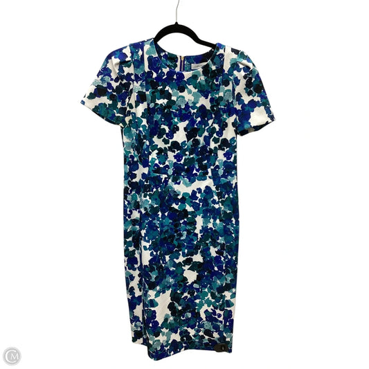 Dress Work By Calvin Klein In Blue, Size: 8
