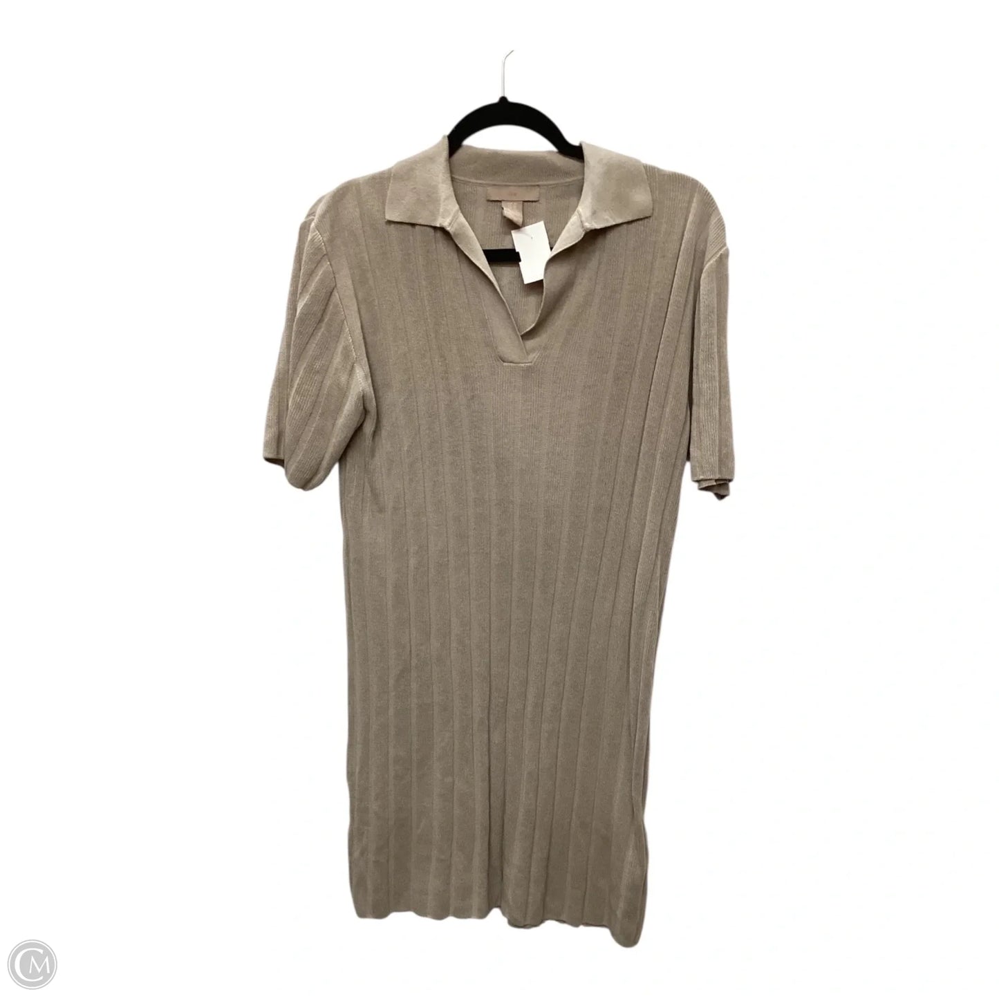 Dress Casual Short By H&m In Taupe, Size: Xs