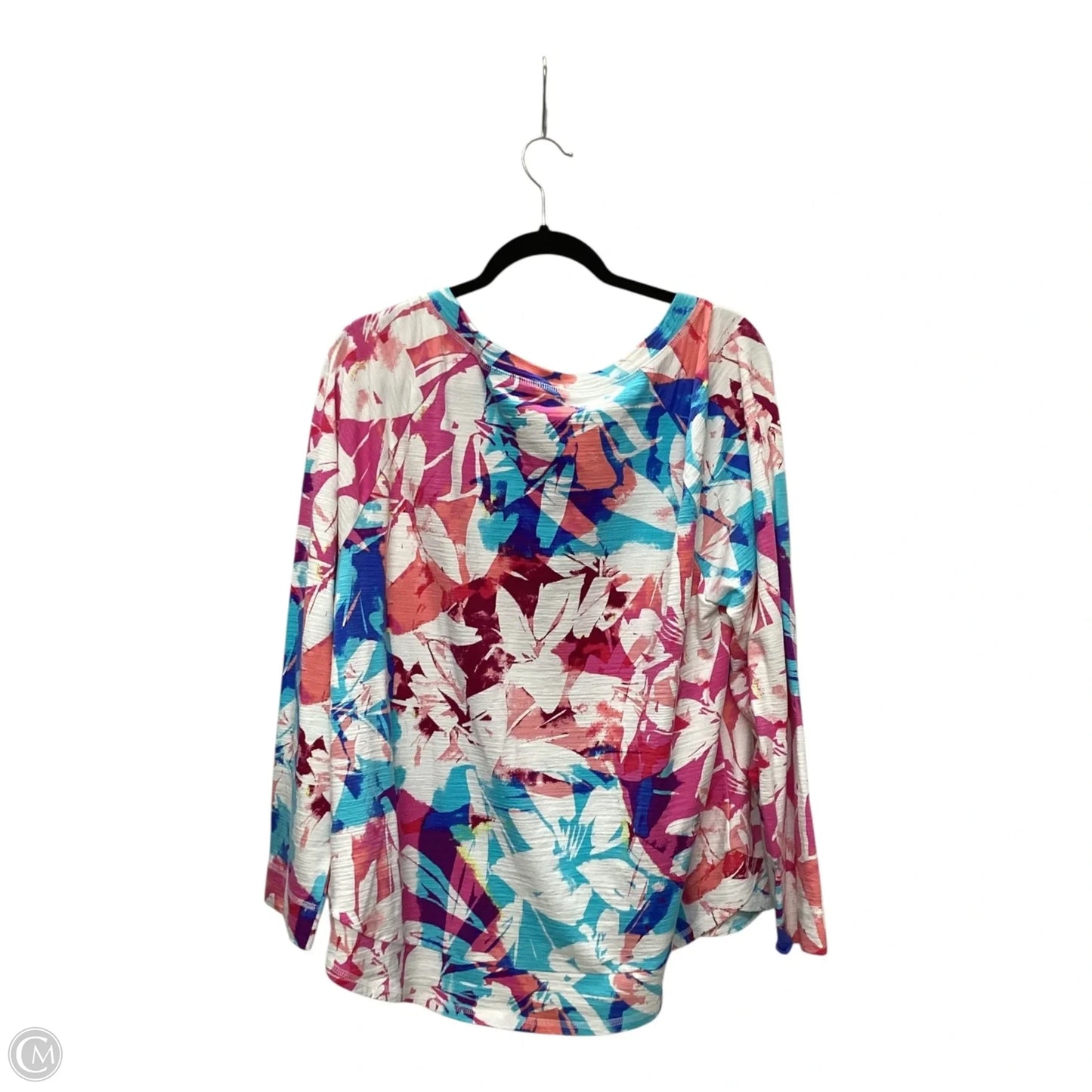 Top Long Sleeve By Talbots In Multi-colored, Size: Xl
