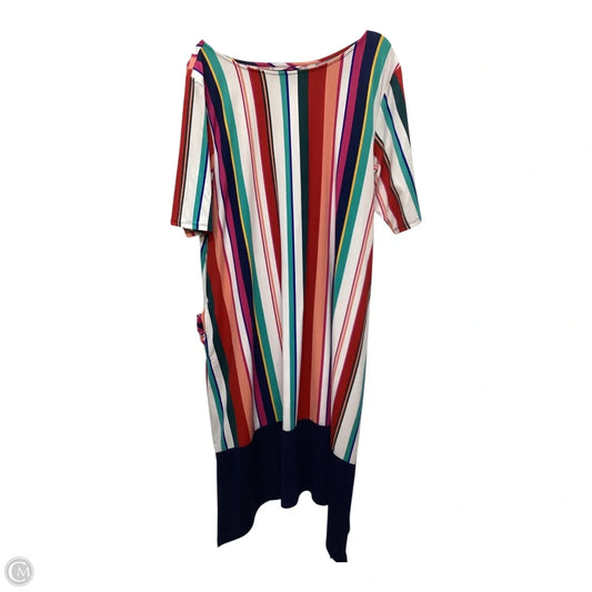 Dress Casual Maxi By Cuddl Duds In Multi-colored, Size: 1x