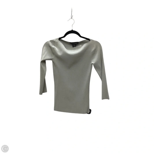Top Long Sleeve By Ralph Lauren In Grey, Size: M