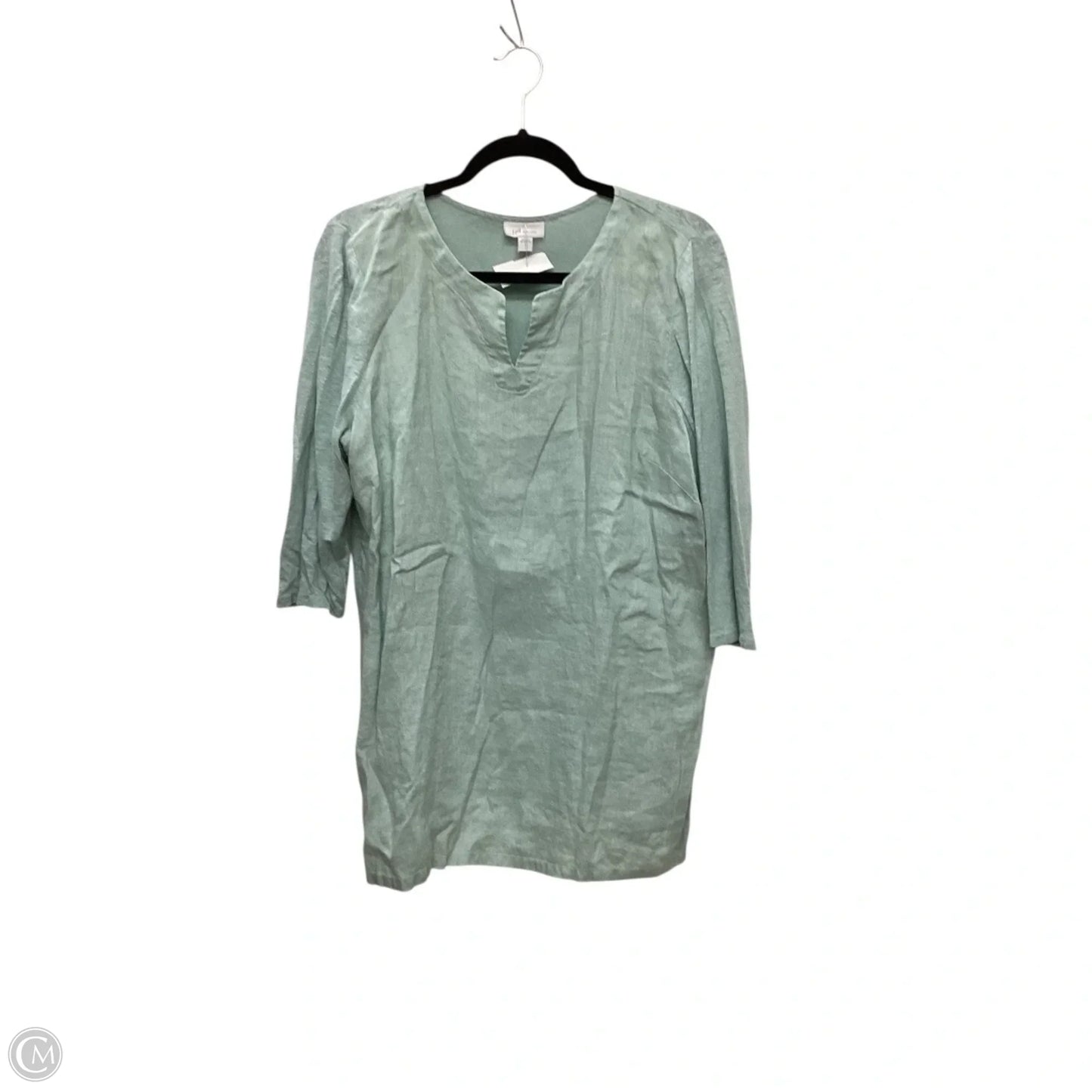 Top Long Sleeve By J. Jill In Green, Size: L