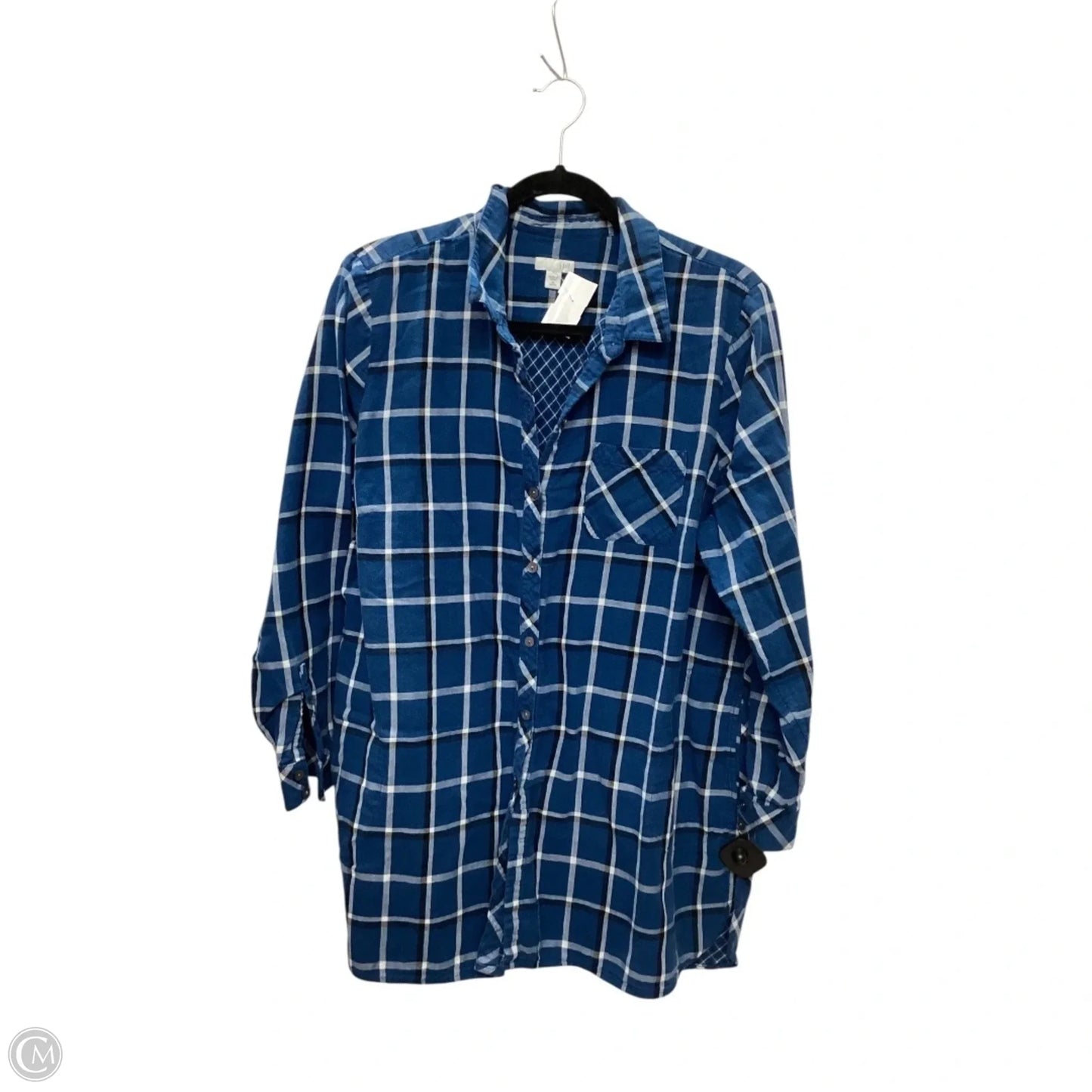 Top Long Sleeve By J. Jill In Blue, Size: Xl