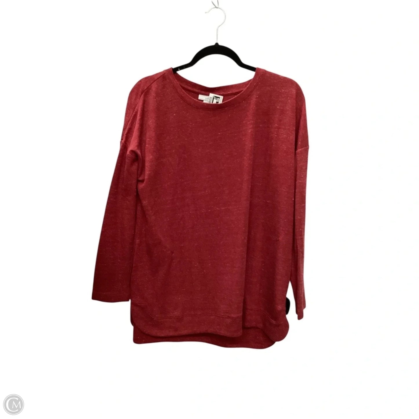 Top Long Sleeve Basic By J. Jill In Red, Size: L