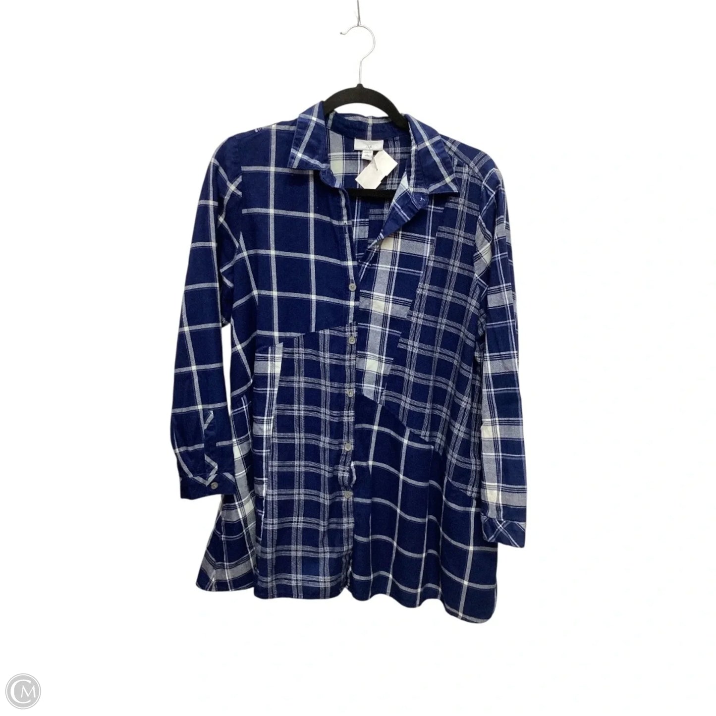 Top Long Sleeve By J. Jill In Blue, Size: L