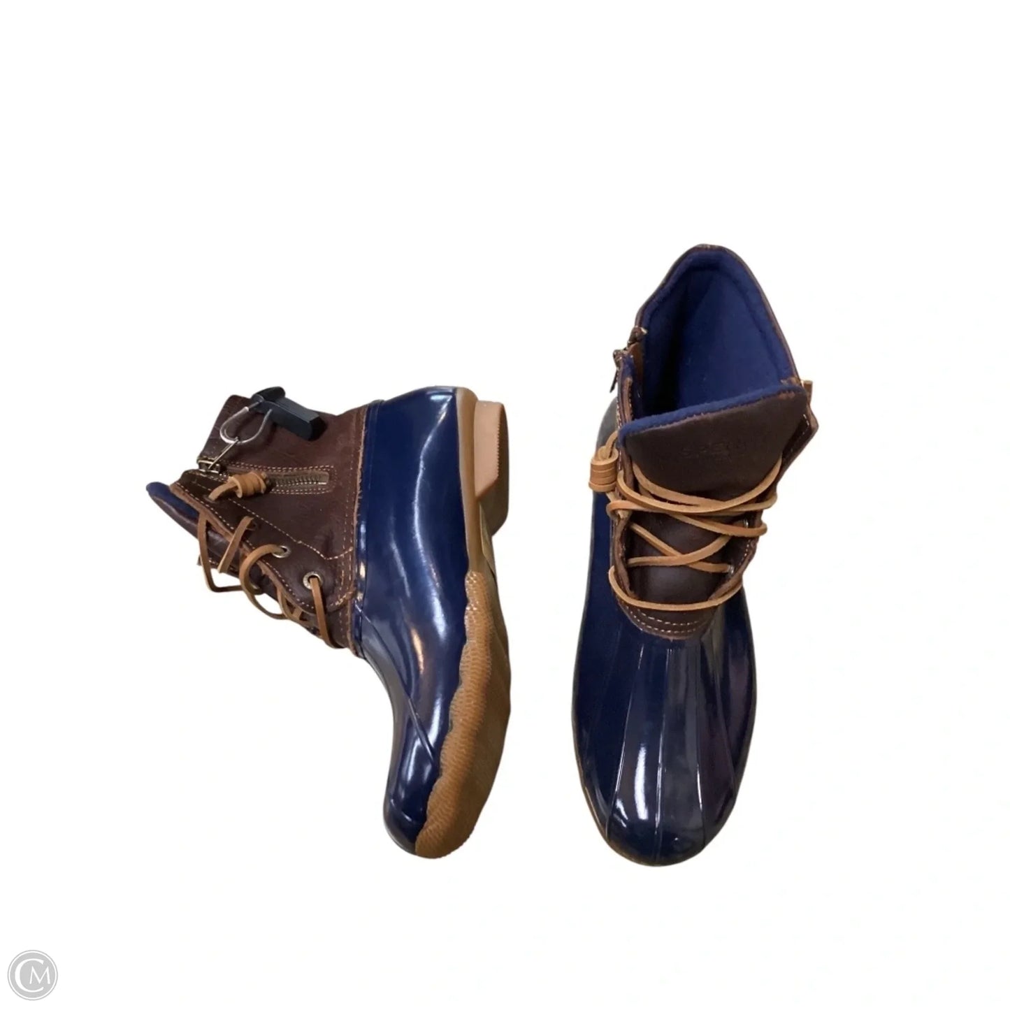 Boots Rain By Sperry In Navy, Size: 7.5