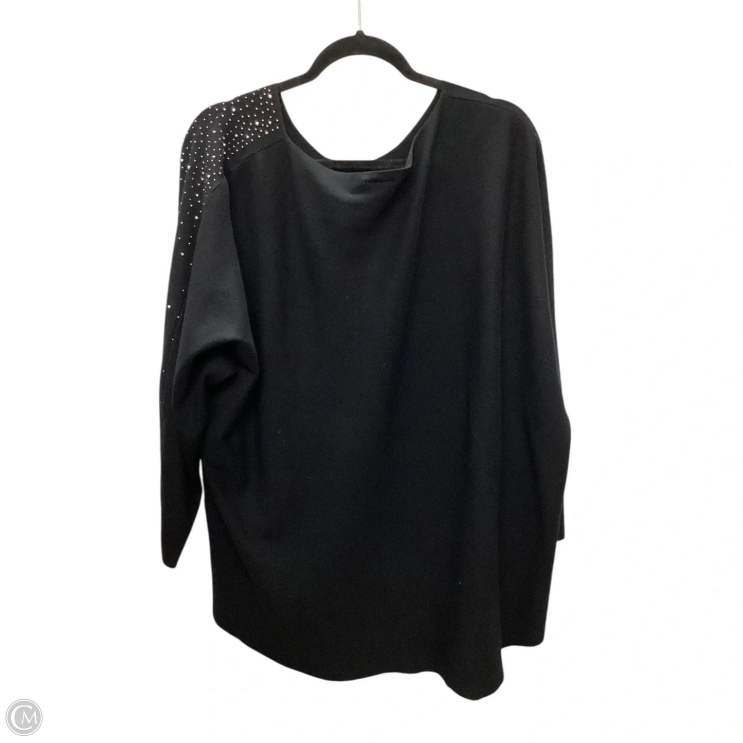 Top Long Sleeve By Clothes Mentor In Black, Size: 2x