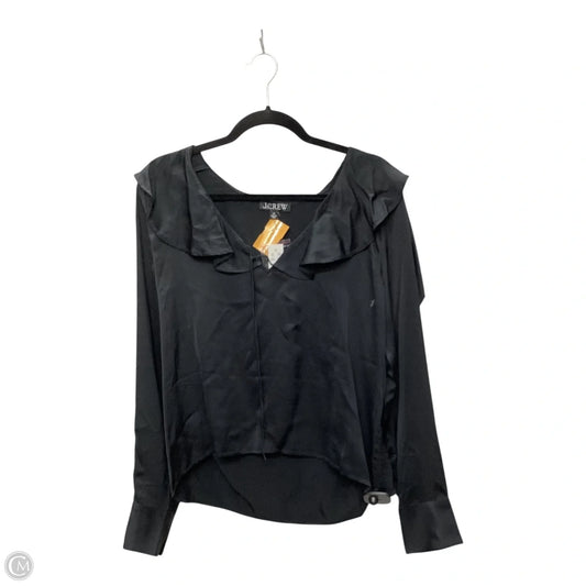 Top Long Sleeve By J. Crew In Black, Size: M