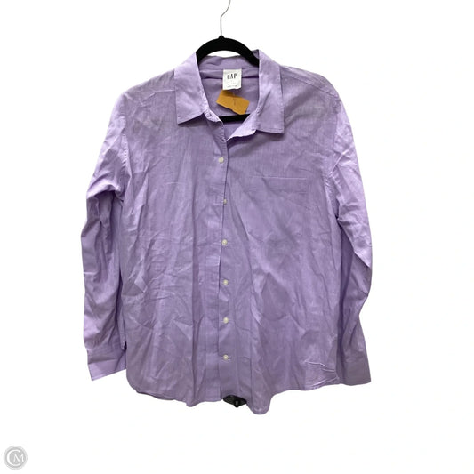 Top Long Sleeve By Gap In Purple, Size: L