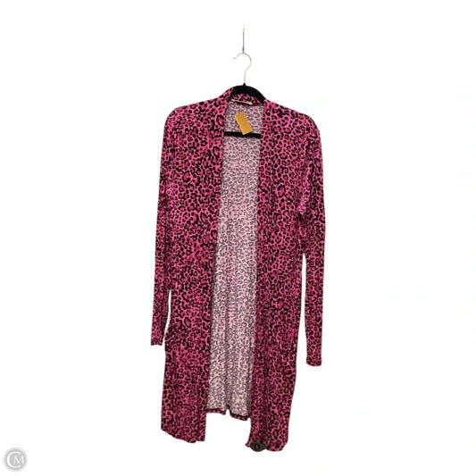 Cardigan By Zenana In Animal Print, Size: Xl