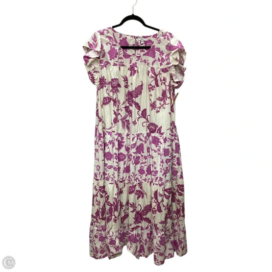 Dress Casual Maxi By The Get In Floral Print, Size: 2x