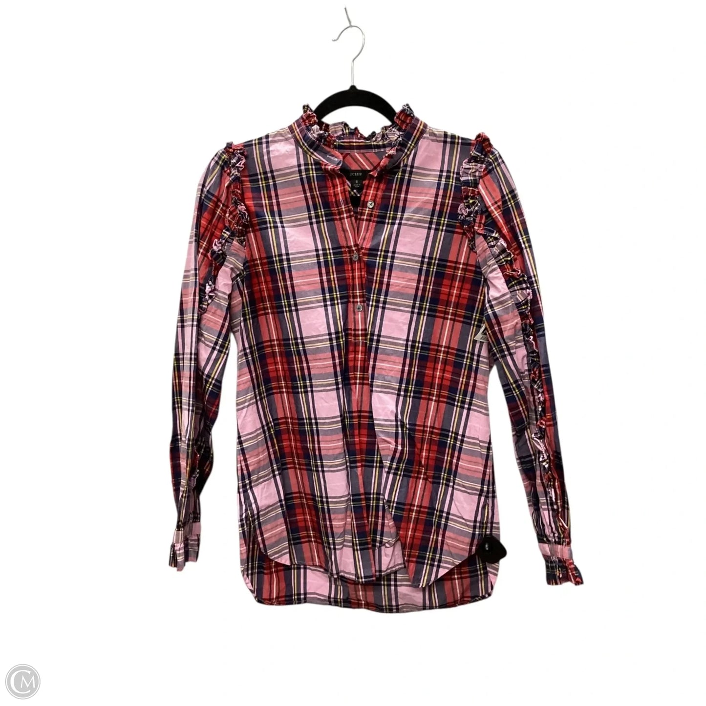 Top Long Sleeve By J. Crew In Purple, Size: S