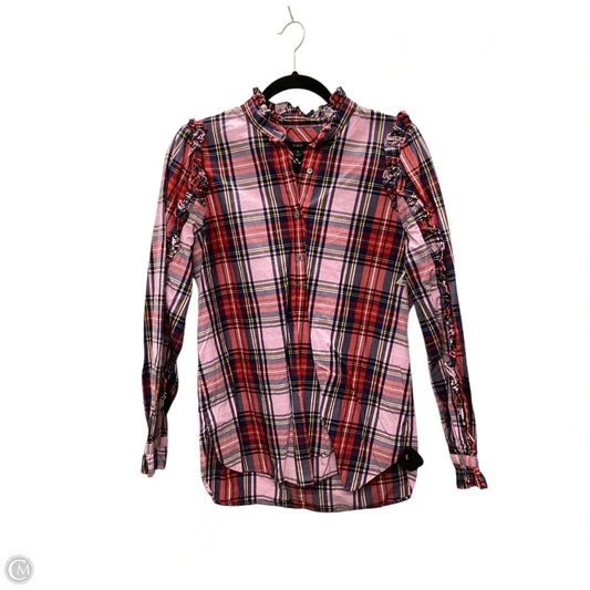 Top Long Sleeve By J. Crew In Purple, Size: S