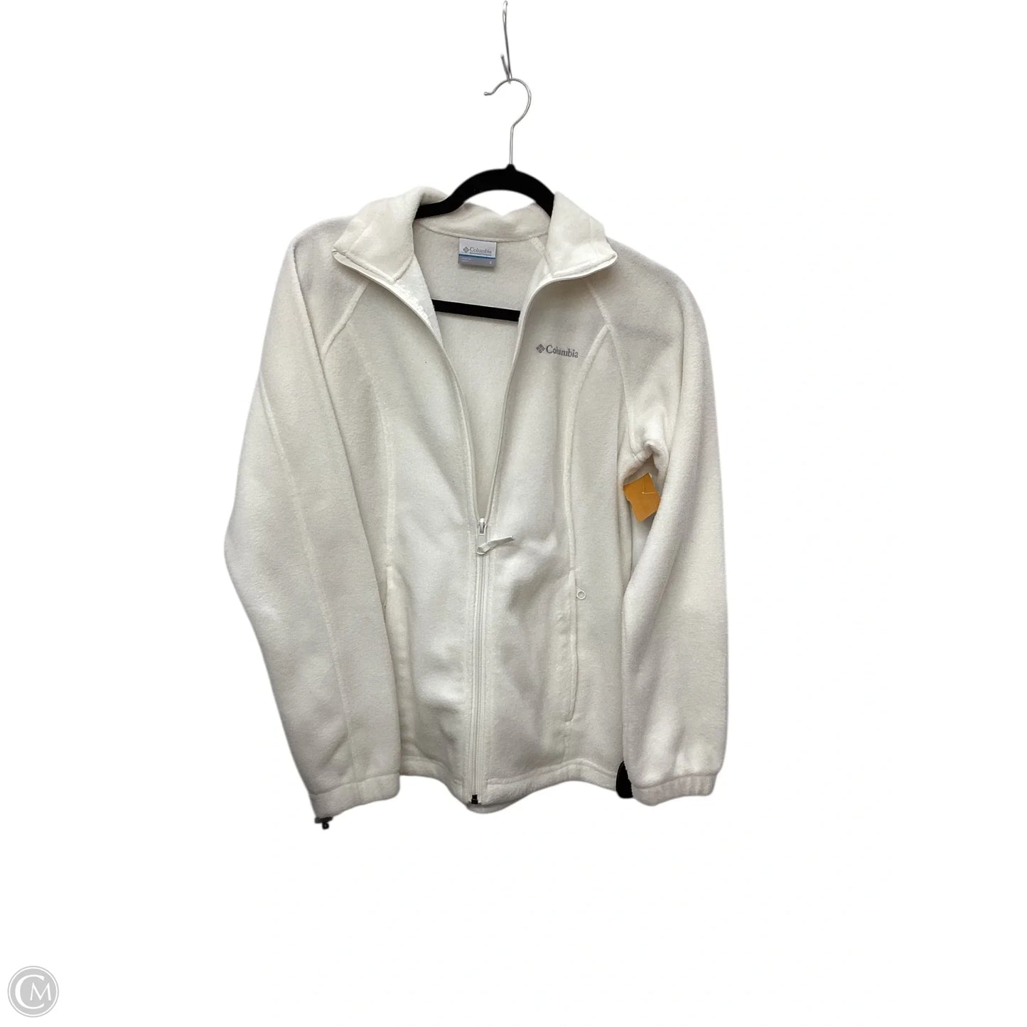 Jacket Fleece By Columbia In White, Size: S