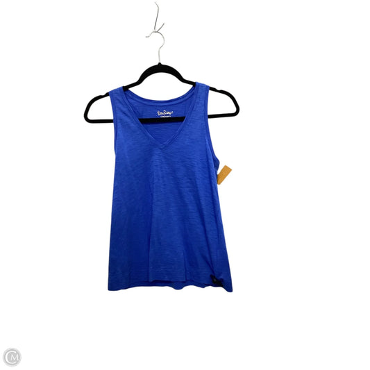 Top Sleeveless Designer By Lilly Pulitzer In Blue, Size: Xxs
