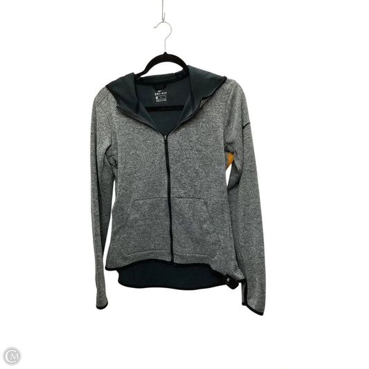 Athletic Jacket By Nike Apparel In Grey, Size: M