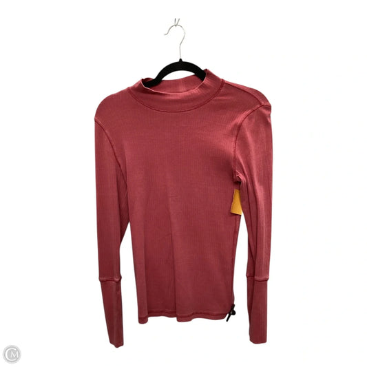 Top Long Sleeve Basic By Free People In Red, Size: M