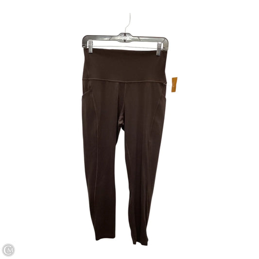 Athletic Leggings By Lululemon In Brown, Size: 10