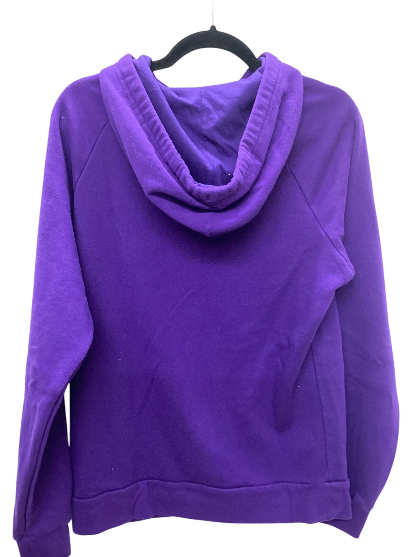 Sweatshirt Hoodie By Under Armour In Purple, Size: S