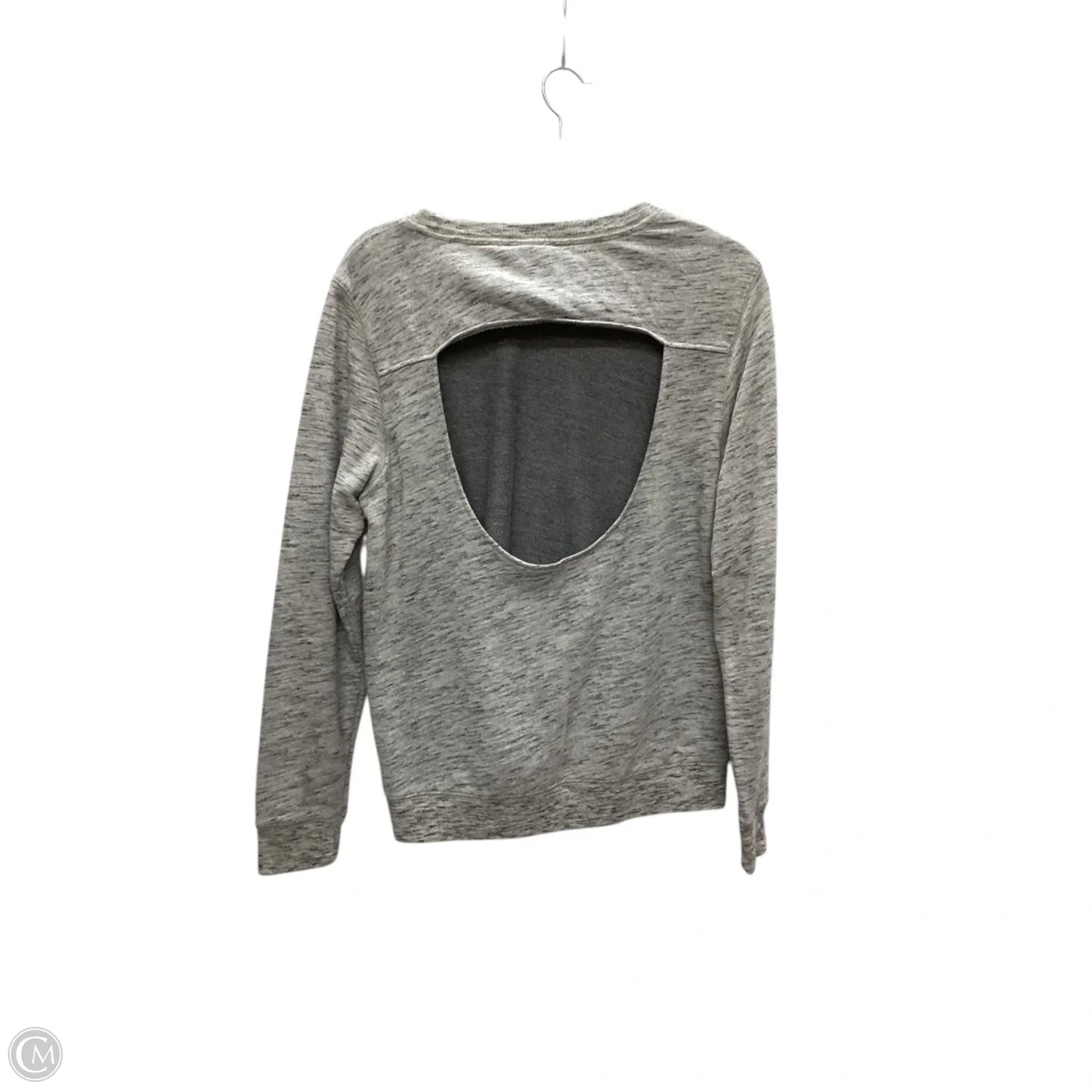 Sweatshirt Crewneck By Pink In Grey, Size: M