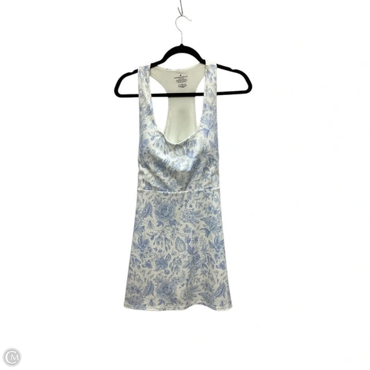 Athletic Dress By Antonio Melani In Blue & White, Size: L